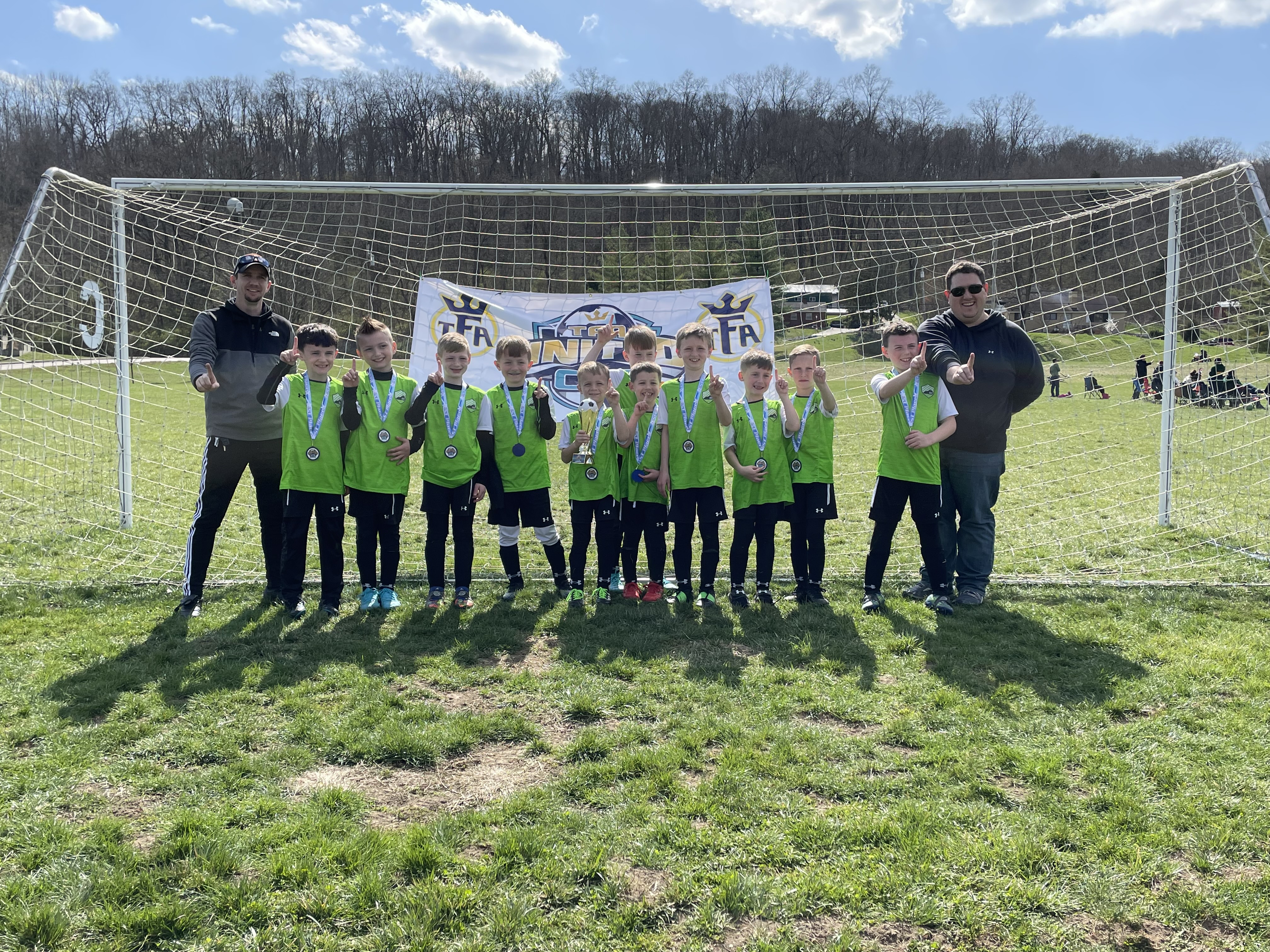 ISC Lightning Win's Boys U11 Navy Division at TFU United Cup